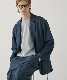 EASENCE（イーズエンス）の「【EASENCE】ハイツイステッドツイル セットアップ シングルテーラードジャケット&センタープレス タックスラックス<速乾 UVカット イージーケア>（セットアップ）」