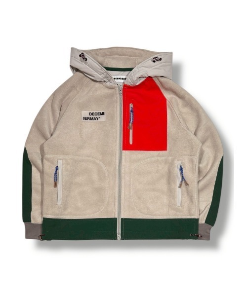パーティー！DECEMBERMAY Cozy fleece Jacket DECEMBERMAY（ディセンバーメイ）の「【UNISEX】Cozy fleece Jacket