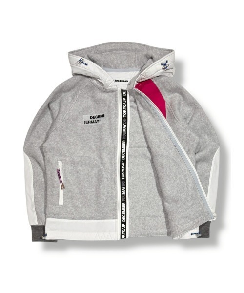 パーティー！DECEMBERMAY Cozy fleece Jacket DECEMBERMAY（ディセンバーメイ）の「【UNISEX】Cozy fleece Jacket