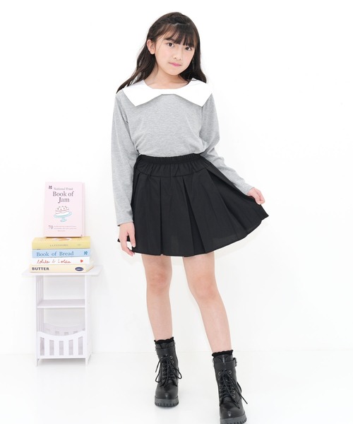 Bee des Bee(ビーデスビー)の「プリーツスカート(スカート・キッズ・ブラック/チャコール・100cm/110cm/120cm/130cm/140cm/150cm)」の8枚目の写真