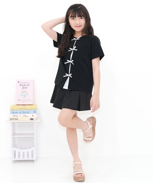 Bee des Bee(ビーデスビー)の「プリーツスカート(スカート・キッズ・ブラック/チャコール・100cm/110cm/120cm/130cm/140cm/150cm)」の10枚目の写真