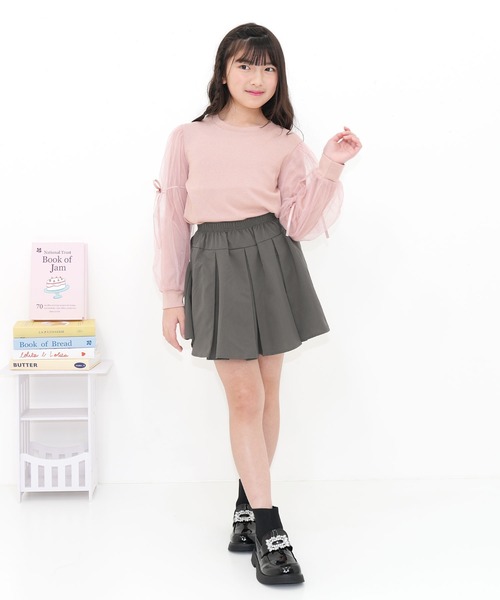 Bee des Bee(ビーデスビー)の「プリーツスカート(スカート・キッズ・ブラック/チャコール・100cm/110cm/120cm/130cm/140cm/150cm)」の14枚目の写真
