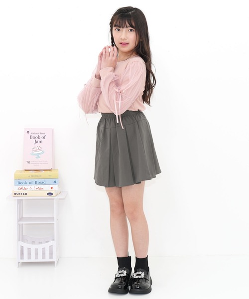 Bee des Bee(ビーデスビー)の「プリーツスカート(スカート・キッズ・ブラック/チャコール・100cm/110cm/120cm/130cm/140cm/150cm)」の15枚目の写真