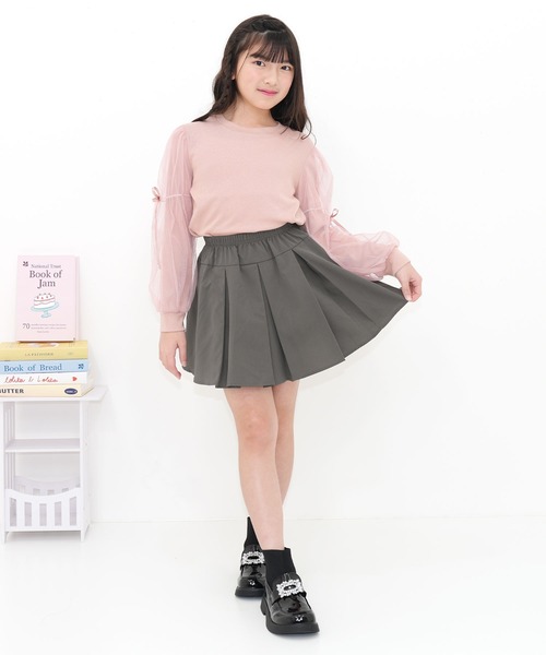 Bee des Bee(ビーデスビー)の「プリーツスカート(スカート・キッズ・ブラック/チャコール・100cm/110cm/120cm/130cm/140cm/150cm)」の16枚目の写真