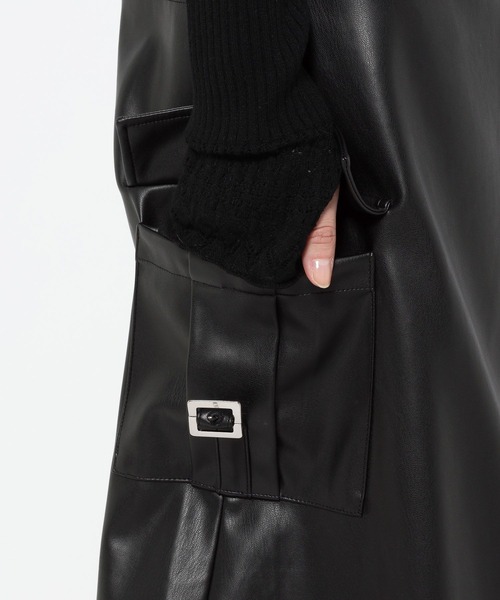 HARE（ハレ）の「ライダースライクスカート(HARE)（スカート・レディース・ブラック・FREE）」の12枚目の写真