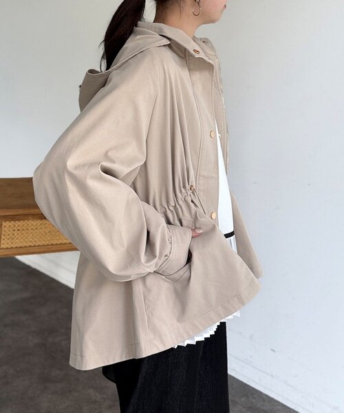 Chez toi（シェトワ）の「ボリュームブルゾン（ブルゾン・レディース・ベージュ/ネイビー/カーキ・FREE）」の18枚目の写真