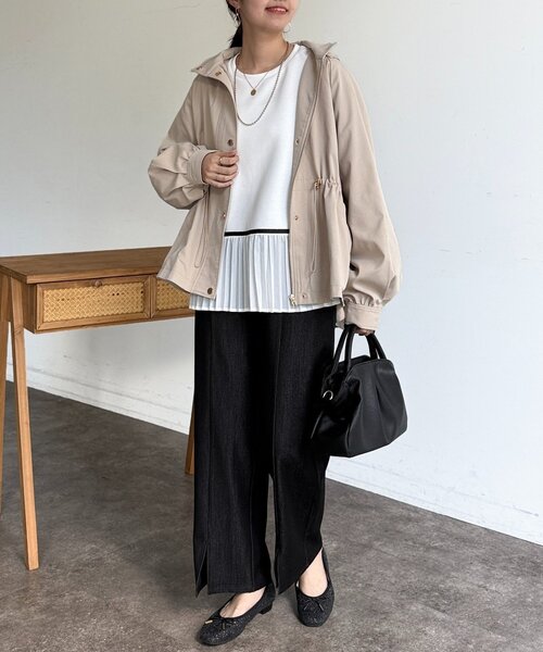 Chez toi（シェトワ）の「ボリュームブルゾン（ブルゾン・レディース・ベージュ/ネイビー/カーキ・FREE）」の20枚目の写真