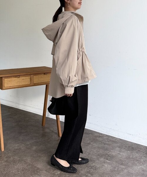 Chez toi（シェトワ）の「ボリュームブルゾン（ブルゾン・レディース・ベージュ/ネイビー/カーキ・FREE）」の22枚目の写真