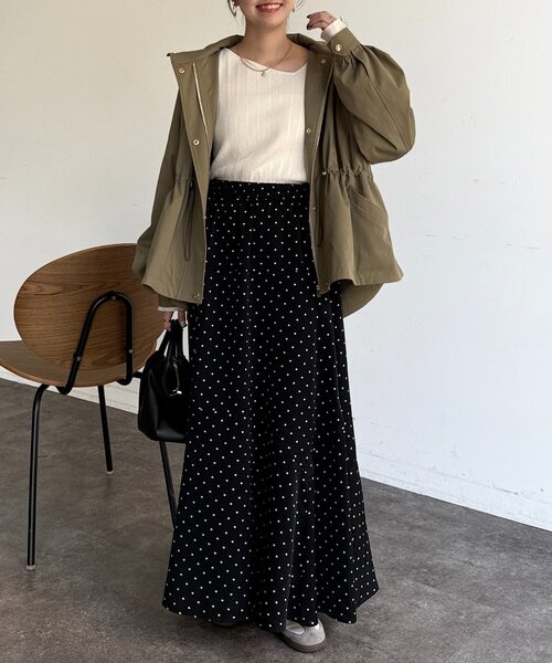 Chez toi（シェトワ）の「ボリュームブルゾン（ブルゾン・レディース・ベージュ/ネイビー/カーキ・FREE）」の5枚目の写真