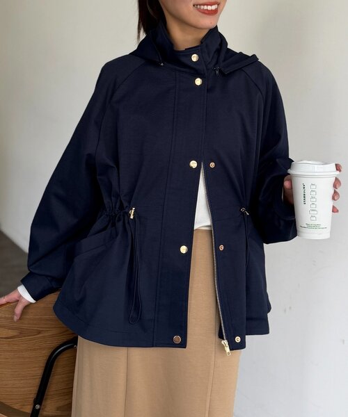 Chez toi（シェトワ）の「ボリュームブルゾン（ブルゾン・レディース・ベージュ/ネイビー/カーキ・FREE）」の8枚目の写真