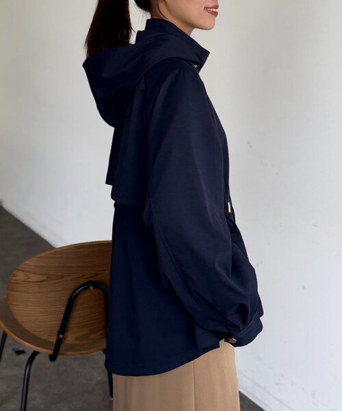 Chez toi（シェトワ）の「ボリュームブルゾン（ブルゾン・レディース・ベージュ/ネイビー/カーキ・FREE）」の10枚目の写真