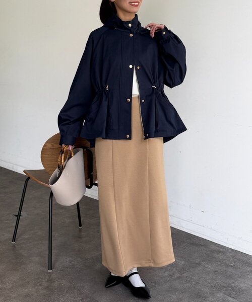 Chez toi（シェトワ）の「ボリュームブルゾン（ブルゾン・レディース・ベージュ/ネイビー/カーキ・FREE）」の13枚目の写真