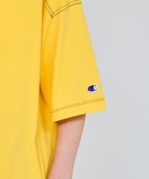 Champion（チャンピオン）の「【Champion/チャンピオン】レディース ショートスリーブ フットボールTシャツ（Tシャツ/カットソー・レディース・レッド系その他3/イエロー系その他3/ブルー系4/グリーン系その他・LARGE/MEDIUM）」の19枚目の写真