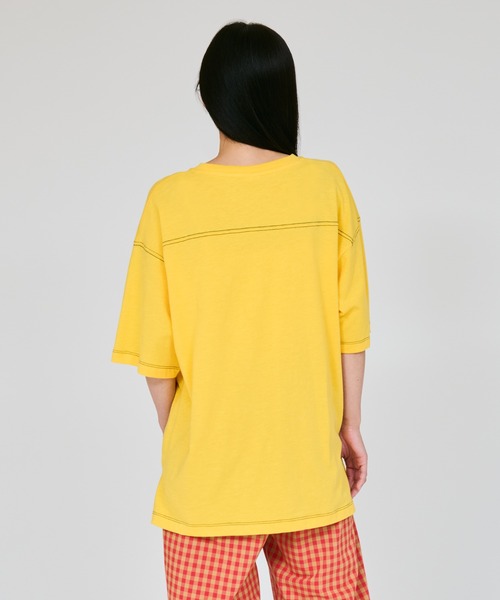 Champion（チャンピオン）の「【Champion/チャンピオン】レディース ショートスリーブ フットボールTシャツ（Tシャツ/カットソー・レディース・レッド系その他3/イエロー系その他3/ブルー系4/グリーン系その他・LARGE/MEDIUM）」の20枚目の写真