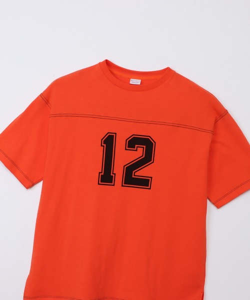 Champion（チャンピオン）の「【Champion/チャンピオン】レディース ショートスリーブ フットボールTシャツ（Tシャツ/カットソー・レディース・レッド系その他3/イエロー系その他3/ブルー系4/グリーン系その他・LARGE/MEDIUM）」の5枚目の写真