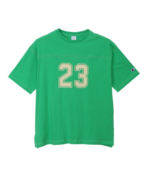 Champion（チャンピオン）の「【Champion/チャンピオン】レディース ショートスリーブ フットボールTシャツ（Tシャツ/カットソー・レディース・レッド系その他3/イエロー系その他3/ブルー系4/グリーン系その他・LARGE/MEDIUM）」の8枚目の写真