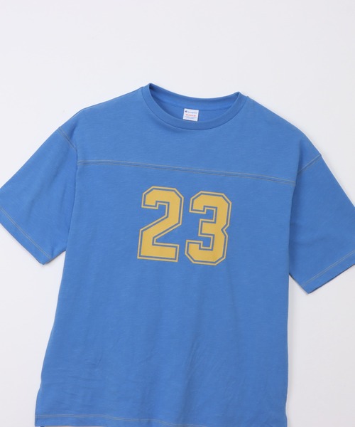 Champion（チャンピオン）の「【Champion/チャンピオン】レディース ショートスリーブ フットボールTシャツ（Tシャツ/カットソー・レディース・レッド系その他3/イエロー系その他3/ブルー系4/グリーン系その他・LARGE/MEDIUM）」の15枚目の写真