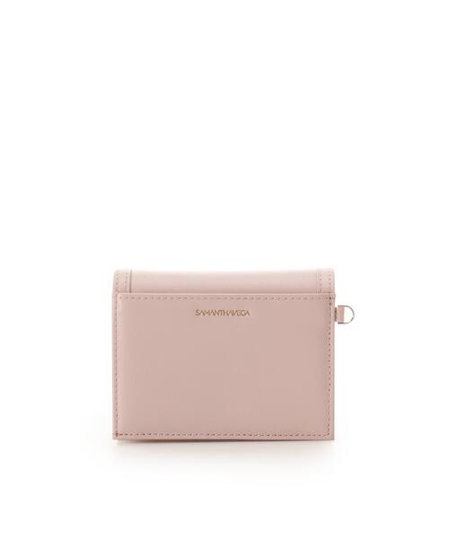SAMANTHAVEGA(サマンサベガ)の「ロゴ金具折財布(財布・レディース・ブラック/オフホワイト/ピンク/マルチ/ダルブルー系・FREE)」の16枚目の写真