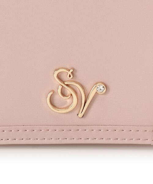 SAMANTHAVEGA(サマンサベガ)の「ロゴ金具折財布(財布・レディース・ブラック/オフホワイト/ピンク/マルチ/ダルブルー系・FREE)」の19枚目の写真