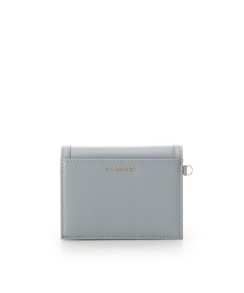 SAMANTHAVEGA(サマンサベガ)の「ロゴ金具折財布(財布・レディース・ブラック/オフホワイト/ピンク/マルチ/ダルブルー系・FREE)」の22枚目の写真