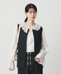 BEAUTY&YOUTH UNITED ARROWS | ラッフル スキッパーブラウス(シャツ/ブラウス)