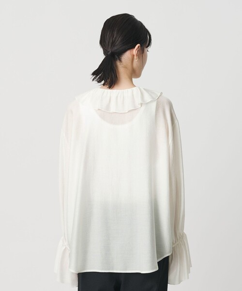 ラッフル スキッパーブラウス（シャツ/ブラウス）｜BEAUTY&YOUTH