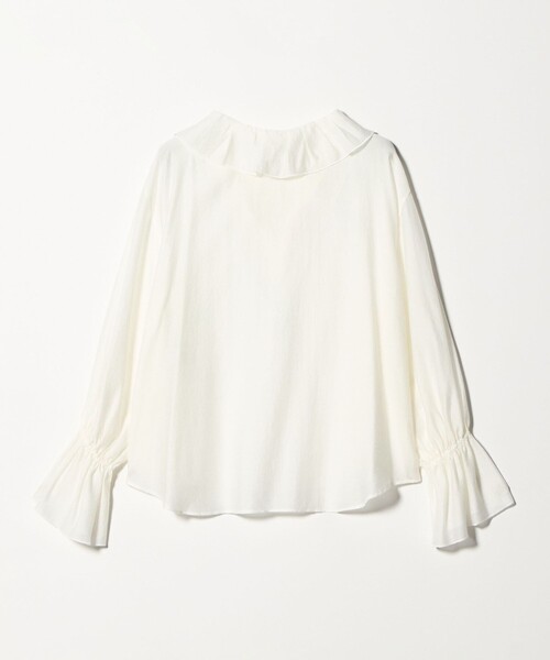 BEAUTY&YOUTH UNITED ARROWS(ビューティーアンドユースユナイテッドアローズ)の「ラッフル スキッパーブラウス(シャツ/ブラウス・レディース・オフホワイト/ブラック・FREE)」の19枚目の写真