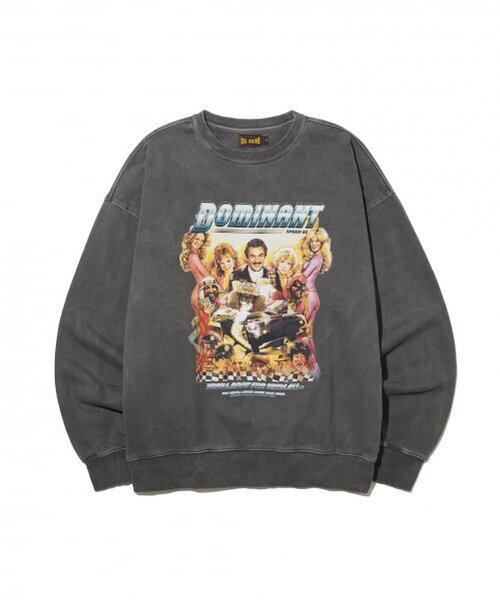 GRAPHIC SWEATSHIRTS / CHARCOAL