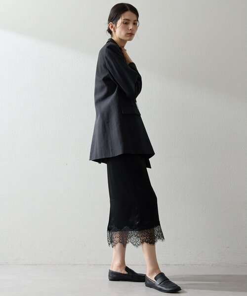 THE PAUSE(ザ ポーズ)の「【THE PAUSE】コットンリネンダブルジャケット/セットアップ可(テーラードジャケット・レディース・ブラック/ベージュ・FREE)」の8枚目の写真