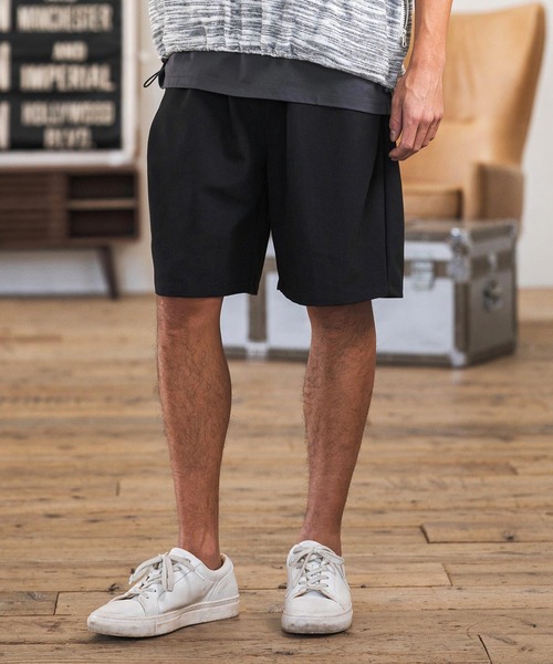 CAMBIO(カンビオ)の「mp14600- Slacks Fabric Shorts ショートパンツ(S60226cmb)(その他パンツ・メンズ・カーキ系/ブラック/チャコールグレー/ベージュ・S/M/L)」の7枚目の写真
