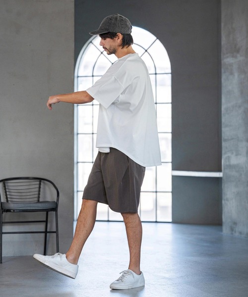 CAMBIO(カンビオ)の「mp14600- Slacks Fabric Shorts ショートパンツ(S60226cmb)(その他パンツ・メンズ・カーキ系/ブラック/チャコールグレー/ベージュ・S/M/L)」の13枚目の写真