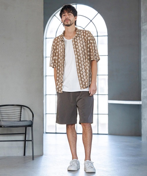 CAMBIO(カンビオ)の「mp14600- Slacks Fabric Shorts ショートパンツ(S60226cmb)(その他パンツ・メンズ・カーキ系/ブラック/チャコールグレー/ベージュ・S/M/L)」の14枚目の写真