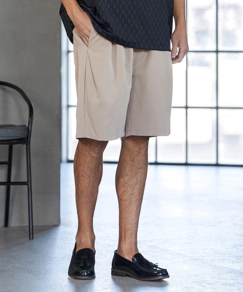 CAMBIO(カンビオ)の「mp14600- Slacks Fabric Shorts ショートパンツ(S60226cmb)(その他パンツ・メンズ・カーキ系/ブラック/チャコールグレー/ベージュ・S/M/L)」の21枚目の写真
