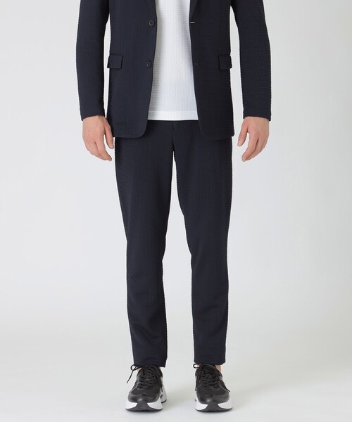 BLACK LABEL CRESTBRIDGE（ブラックレーベル・クレストブリッジ）の「【BLACK lab.】ラーベントリコットトラウザーズ（その他パンツ・メンズ・ブラック/ネイビー・M/S/XL/L）」の2枚目の写真