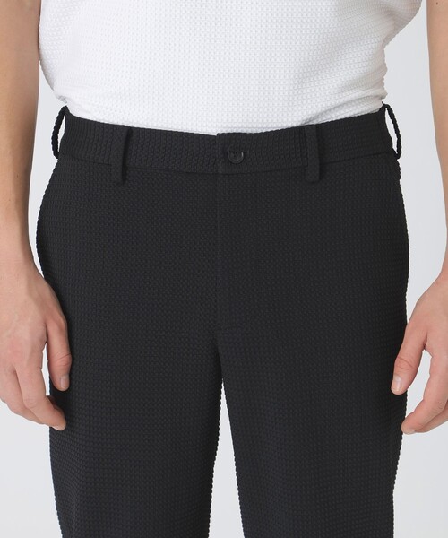 BLACK LABEL CRESTBRIDGE(ブラックレーベル・クレストブリッジ)の「【BLACK lab.】ラーベントリコットトラウザーズ(その他パンツ・メンズ・ブラック・S/M/L/XL)」の5枚目の写真