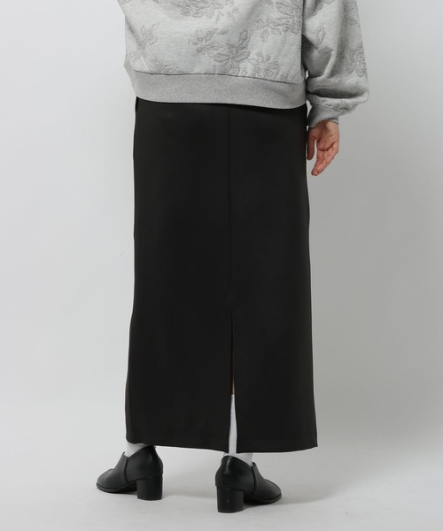 niko and...（ニコアンド）の「シャイニースウェットスカート（スカート・レディース・ネイビー/アイボリー/ブラック・FREE）」の22枚目の写真