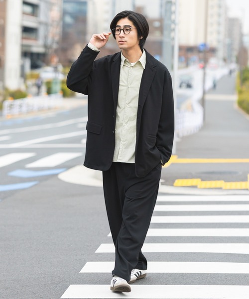 CRAFT STANDARD BOUTIQUE（クラフトスタンダードブティック）の「ジョーゼットセットアップ（セットアップ・メンズ・ベージュ/チャコールグレー/ブラック/カーキ・S/M/L）」の2枚目の写真