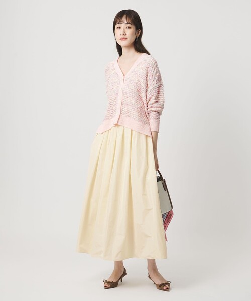 UNITED ARROWS（ユナイテッドアローズ）の「タフタ ボリューム ギャザースカート（スカート・レディース・オフホワイト/ブラック/その他2/その他1・36/38）」の10枚目の写真