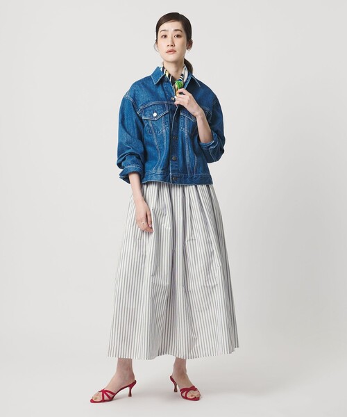 UNITED ARROWS（ユナイテッドアローズ）の「タフタ ボリューム ギャザースカート（スカート・レディース・オフホワイト/ブラック/その他2/その他1・36/38）」の17枚目の写真