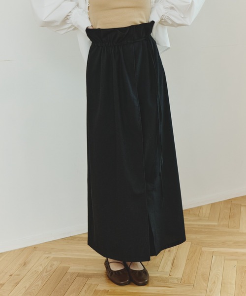OLUN(オルン)の「multiway wrap skirt/マルチウェイラップスカート(スカート・レディース・アイボリー/ブラウン/ブラック・MEDIUM/SMALL)」の9枚目の写真