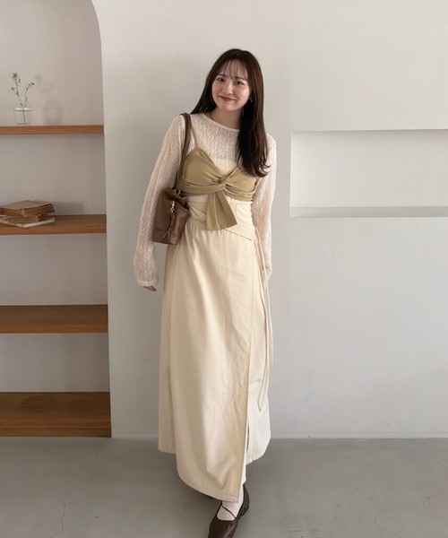 OLUN(オルン)の「multiway wrap skirt/マルチウェイラップスカート(スカート・レディース・アイボリー/ブラウン/ブラック・MEDIUM/SMALL)」の14枚目の写真