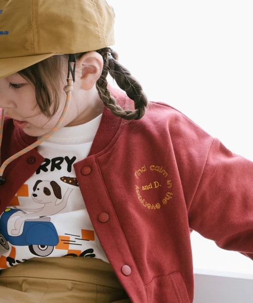 and D. petit main（アンドディープティマイン）の「【365D】OFUZAKEかわいいロンT（Tシャツ/カットソー・キッズ・サックスブルー/オフホワイト/ピンク/イエロー・90cm/100cm/120cm/110cm/130cm/140cm）」の7枚目の写真