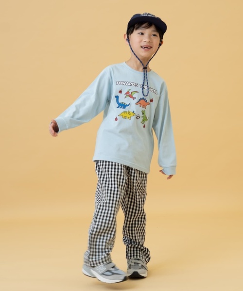 and D. petit main（アンドディープティマイン）の「【365D】OFUZAKEかわいいロンT（Tシャツ/カットソー・キッズ・サックスブルー/オフホワイト/ピンク/イエロー・90cm/100cm/120cm/110cm/130cm/140cm）」の13枚目の写真