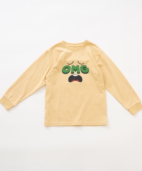 and D. petit main（アンドディープティマイン）の「【365D】OFUZAKEかわいいロンT（Tシャツ/カットソー・キッズ・サックスブルー/オフホワイト/ピンク/イエロー・90cm/100cm/120cm/110cm/130cm/140cm）」の15枚目の写真