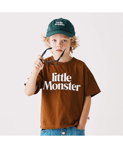 Smoothy(スムージー)の「Smoothy Little Monster Tee / スムージー リトルモンスター Tシャツ(Tシャツ/カットソー・キッズ・ブラウン/ホワイト/ネイビー・MEDIUM/X-LARGE/LARGE)」の2枚目の写真