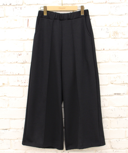 CIAOPANIC（チャオパニック）の「【Ciaopanic】Wフェイスロングガウチョパンツ（その他パンツ・レディース・ブラック/ライトグレー/キャメル・FREE）」の11枚目の写真