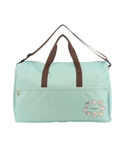 Siffler(シフレ)の「【CHIIKAWA/ちいかわ】 折りたたみボストンバッグ(L) 38L(ボストンバッグ・レディース・ベージュ/ミント・FREE)」の3枚目の写真