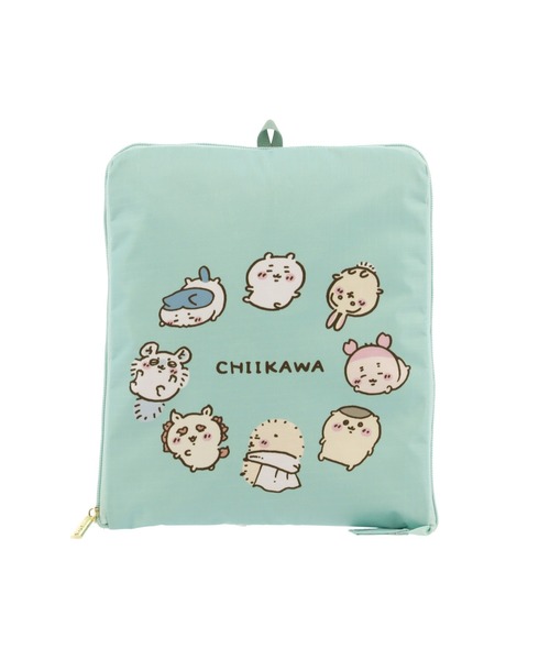 Siffler(シフレ)の「【CHIIKAWA/ちいかわ】 折りたたみボストンバッグ(L) 38L(ボストンバッグ・レディース・ベージュ/ミント・FREE)」の8枚目の写真