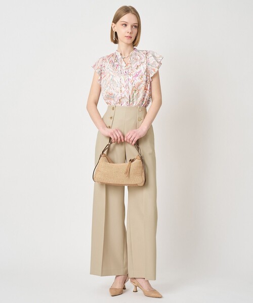 ANAYI（アナイ）の「ペイントペイズリープリントフレア ブラウス（シャツ/ブラウス・レディース・ピンク/マルチ・38/36）」の21枚目の写真