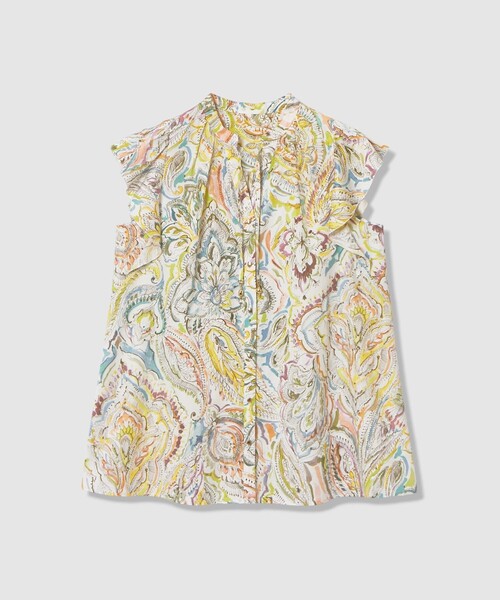 ANAYI（アナイ）の「ペイントペイズリープリントフレア ブラウス（シャツ/ブラウス・レディース・ピンク/マルチ・38/36）」の3枚目の写真